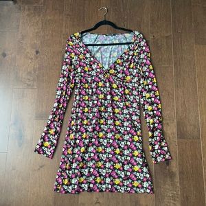 Long Sleeve Midi Dress, Made in Italy